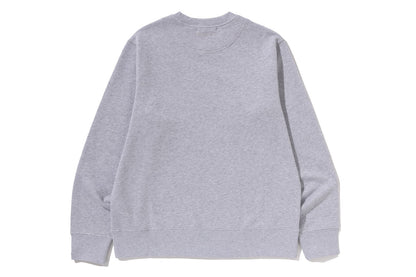 BAPE ONE POINT REGULAR FIT CREWNECK SWEATSHIRT