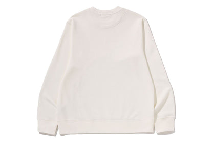 BAPE ONE POINT REGULAR FIT CREWNECK SWEATSHIRT