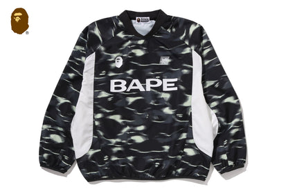 BAPE SCREEN CAMO 足球標誌寬鬆版圓領衛衣