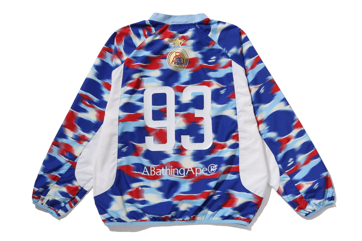 BAPE SCREEN CAMO 足球標誌寬鬆版圓領衛衣
