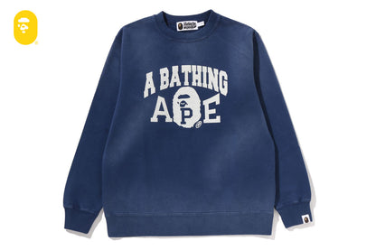 BAPE 洗水效果圓領運動衫