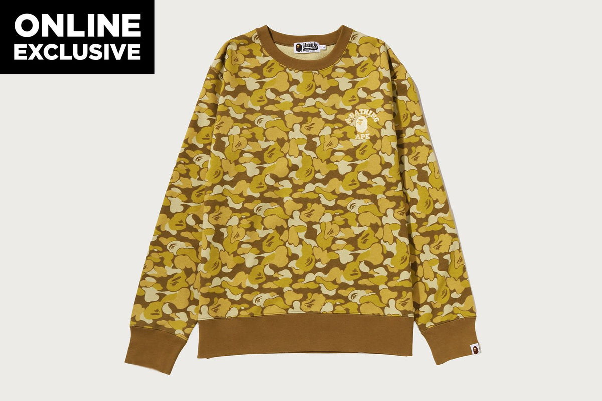 BAPE CARD CAMO COLLEGE ONE POINT 大學T