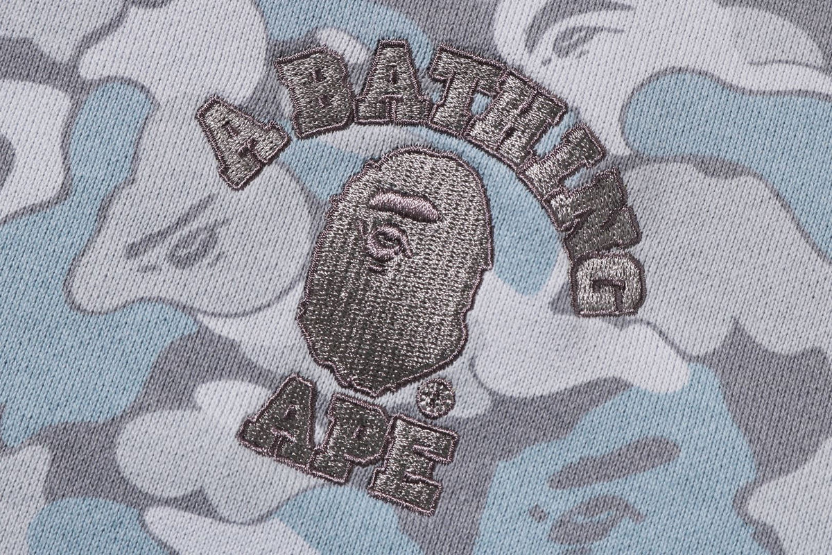 BAPE CARD CAMO COLLEGE ONE POINT 大學T