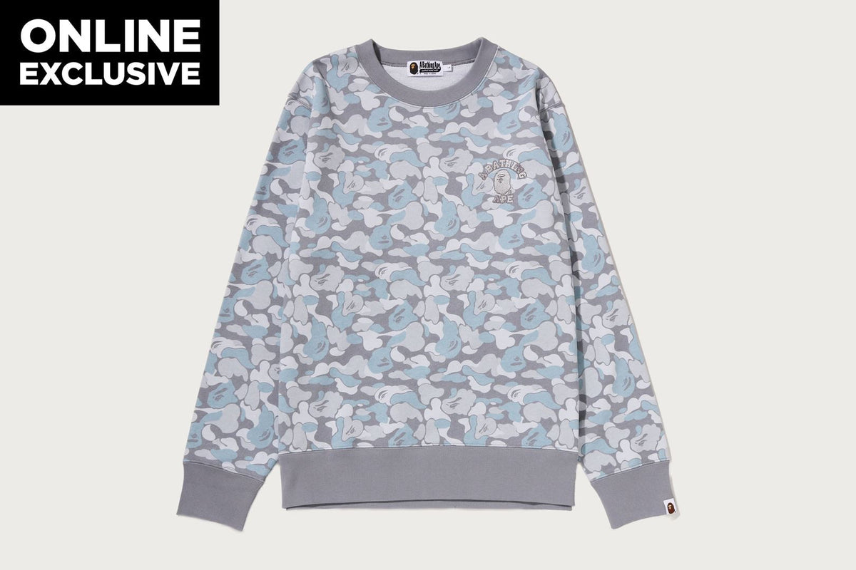 BAPE CARD CAMO COLLEGE ONE POINT 大學T