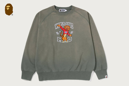 BAPE WGM BEAST COLLEGE 寬鬆版圓領衛衣