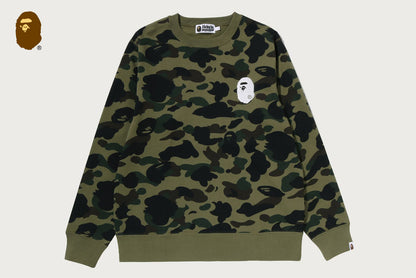 BAPE 1ST CAMO APE HEAD 大學T