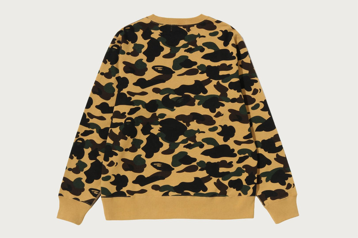 BAPE 1ST CAMO APE HEAD 大學T