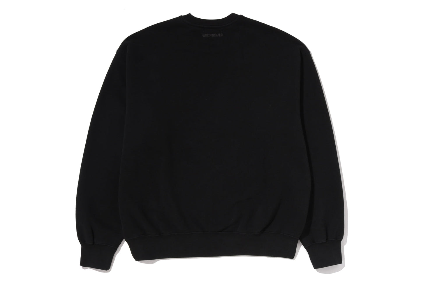 BAPE HEAVY WASHED MULTI MILO LOGO RELAXED FIT CREWNECK SWEATSHIRT