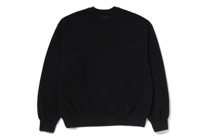 BAPE HEAVY WASHED MULTI MILO LOGO RELAXED FIT CREWNECK SWEATSHIRT