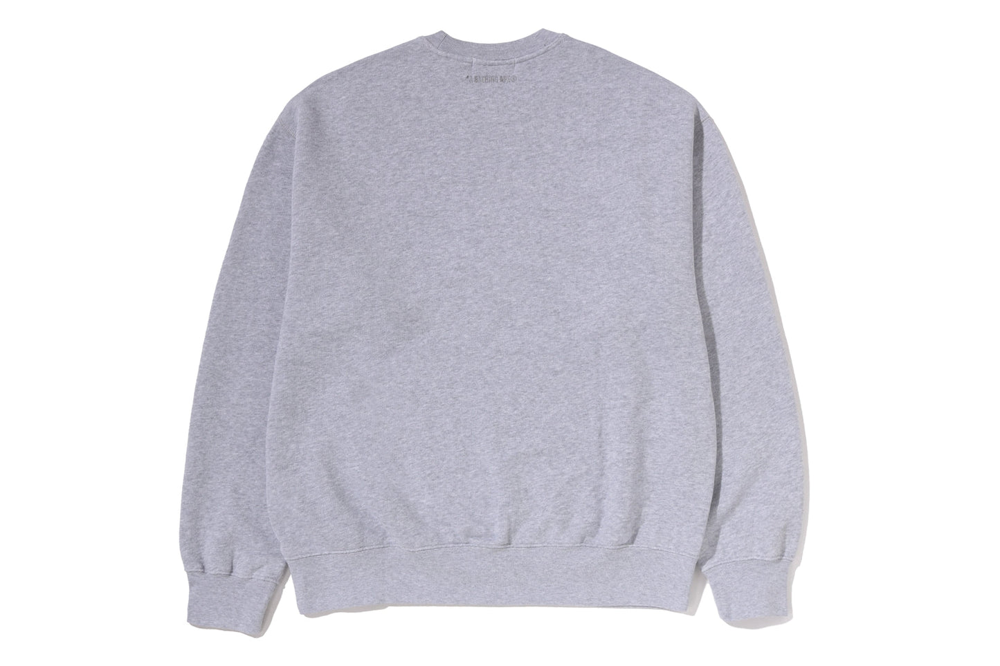 BAPE HEAVY WASHED MULTI MILO LOGO RELAXED FIT CREWNECK SWEATSHIRT