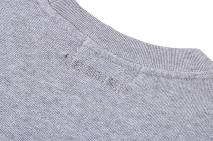BAPE HEAVY WASHED MULTI MILO LOGO RELAXED FIT CREWNECK SWEATSHIRT
