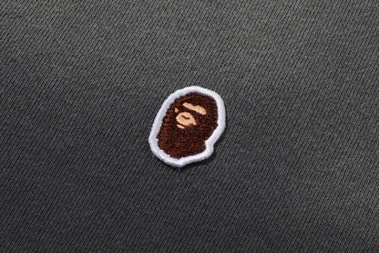 BAPE GARMENT DYE ONE POINT CROPPED CREWNECK SWEATSHIRT