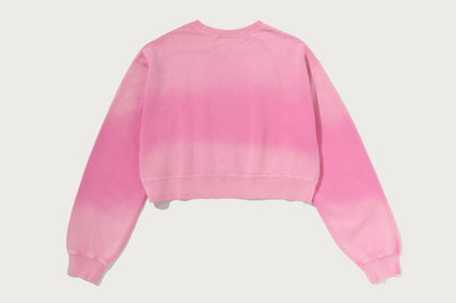 BAPE GARMENT DYE ONE POINT CROPPED CREWNECK SWEATSHIRT