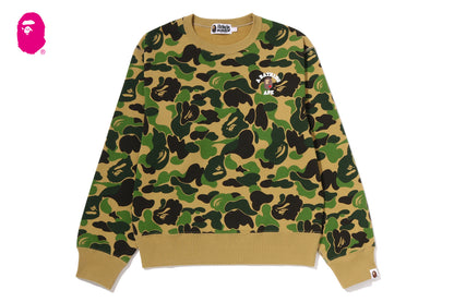 BAPE ABC CAMO 大學風格圓領運動衫
