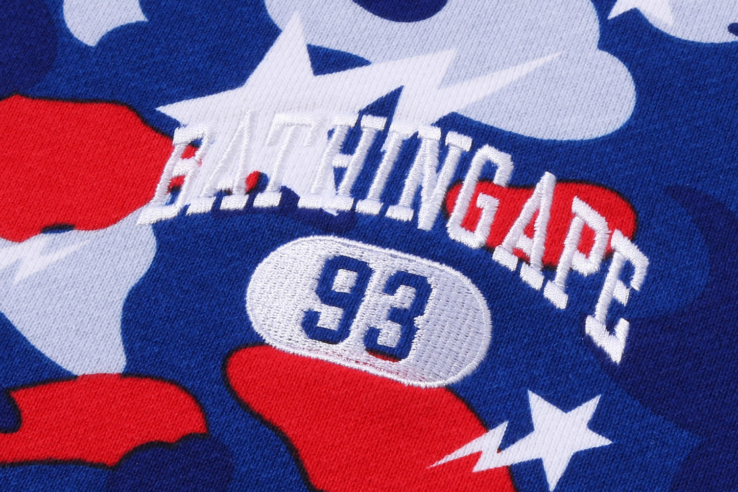 BAPE STA STRIKE CAMO POLO CROPPED CREWNECK SWEATSHIRT