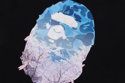 BAPE 櫻花照片猿頭短袖T恤