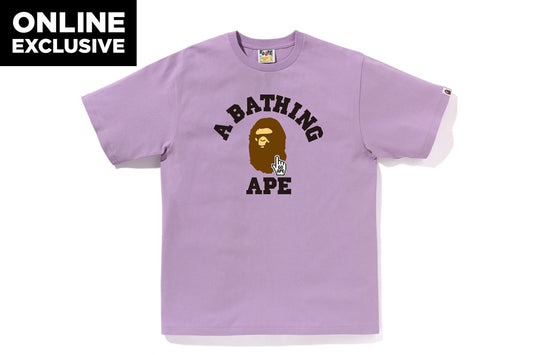 BAPE GO APE POINTER 大學T恤