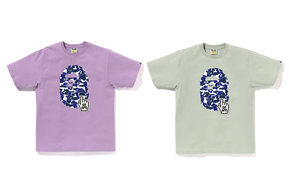 BAPE BAPE CAMO GO APE POINTER BIG APE HEAD TEE