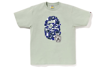 BAPE BAPE CAMO GO APE POINTER BIG APE HEAD TEE