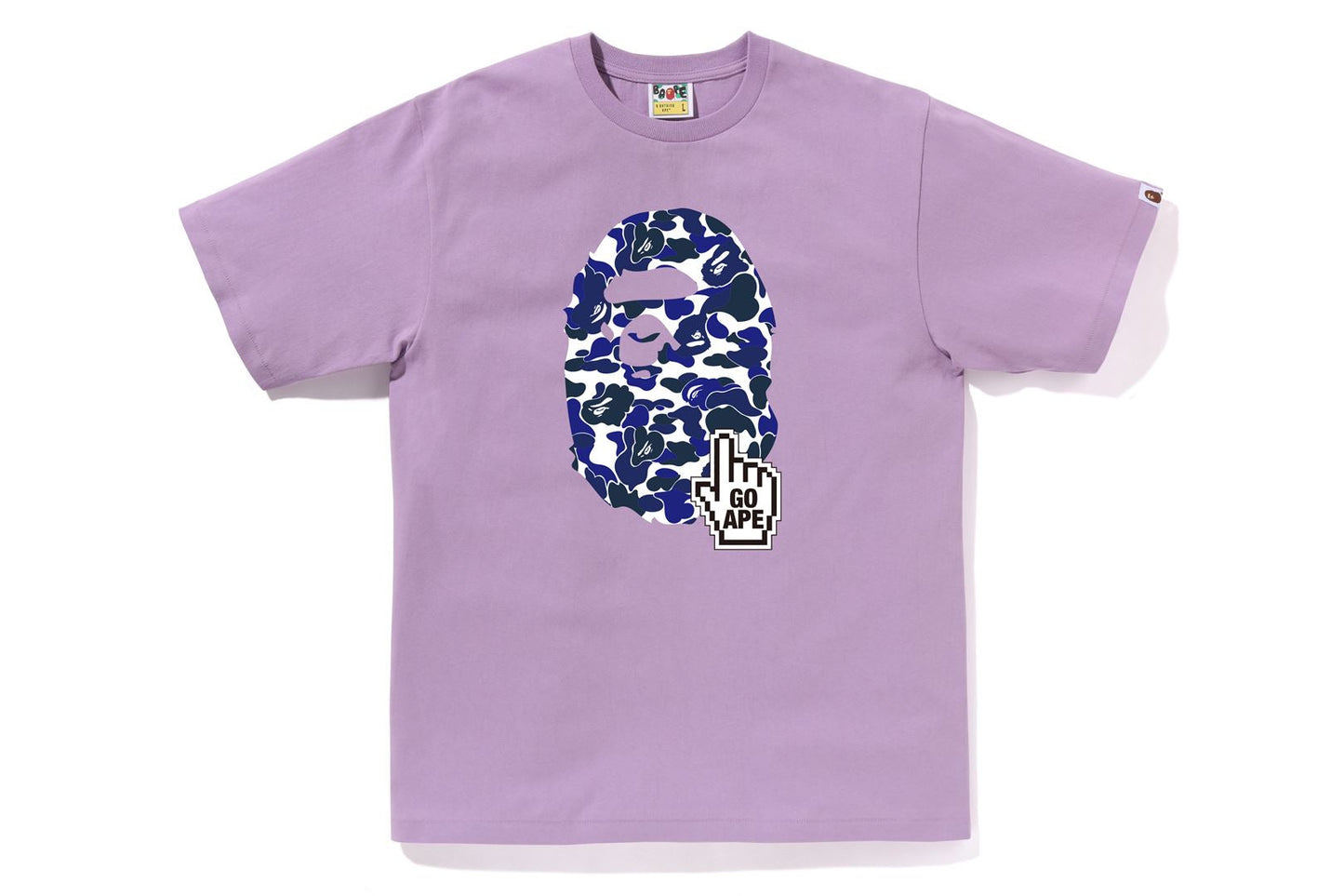 BAPE BAPE CAMO GO APE POINTER BIG APE HEAD TEE