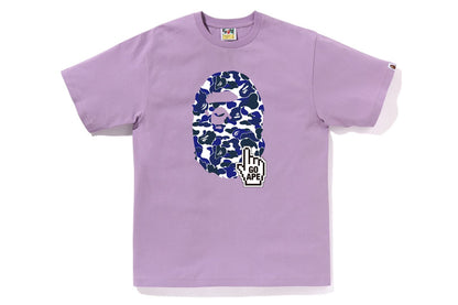 BAPE BAPE CAMO GO APE POINTER BIG APE HEAD TEE