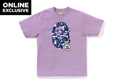BAPE BAPE CAMO GO APE POINTER BIG APE HEAD TEE