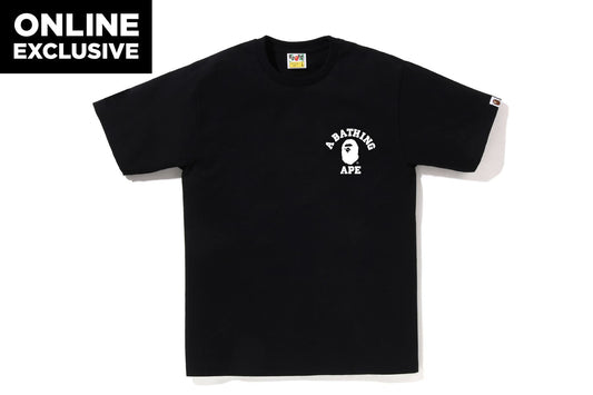 BAPE BICOLOR COLLEGE ATS TEE