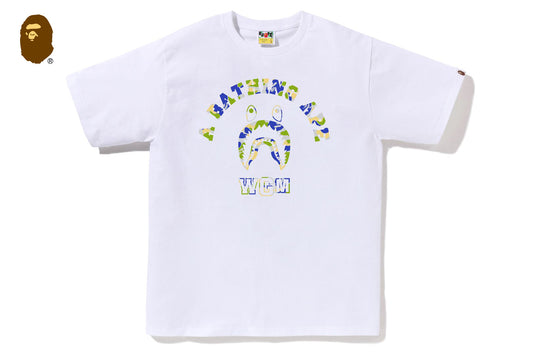 BAPE BAPE STORE NEW JERSEY SHARK COLLEGE TEE
