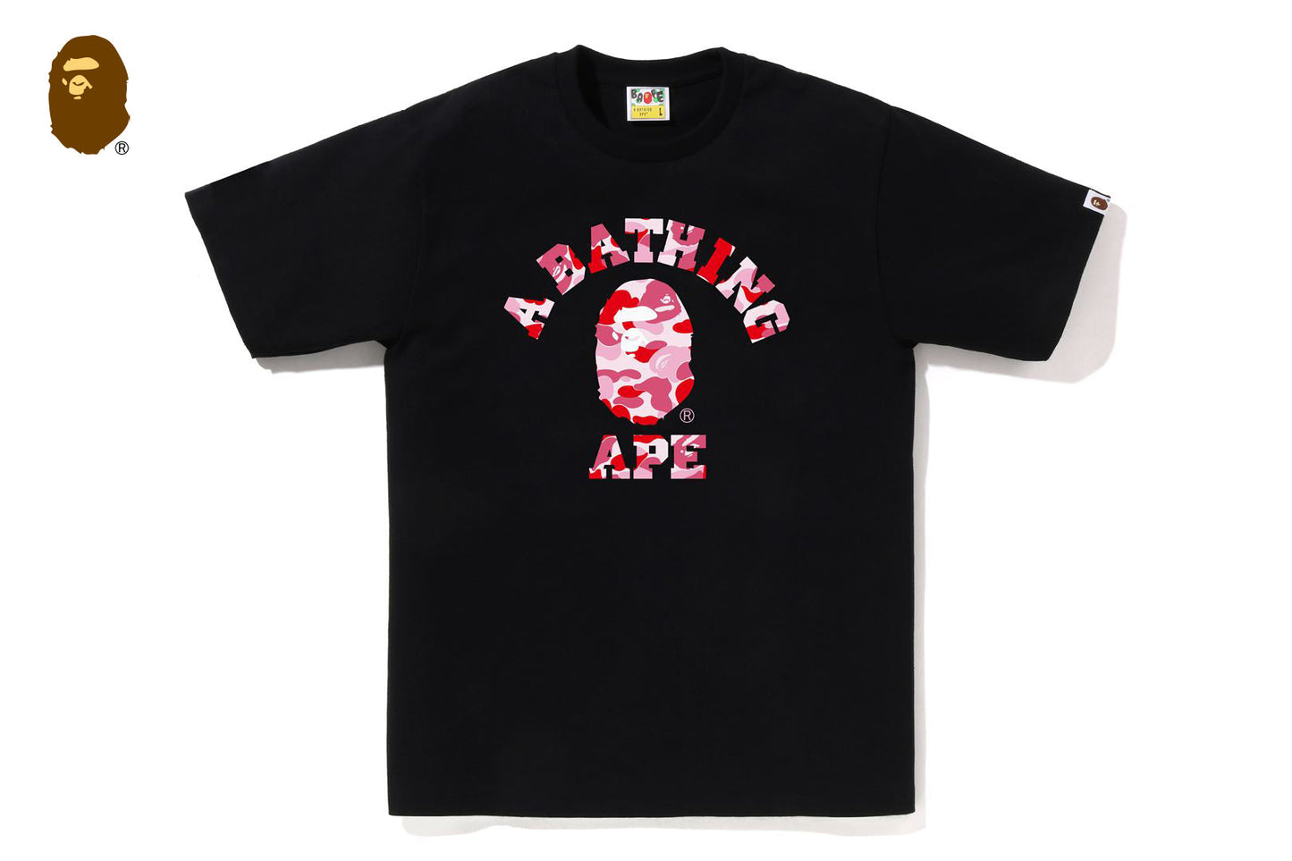 BAPE ABC CAMO COLLEGE TEE