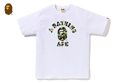BAPE ABC CAMO COLLEGE TEE
