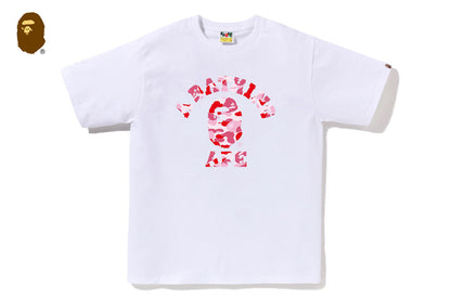 BAPE ABC CAMO COLLEGE TEE
