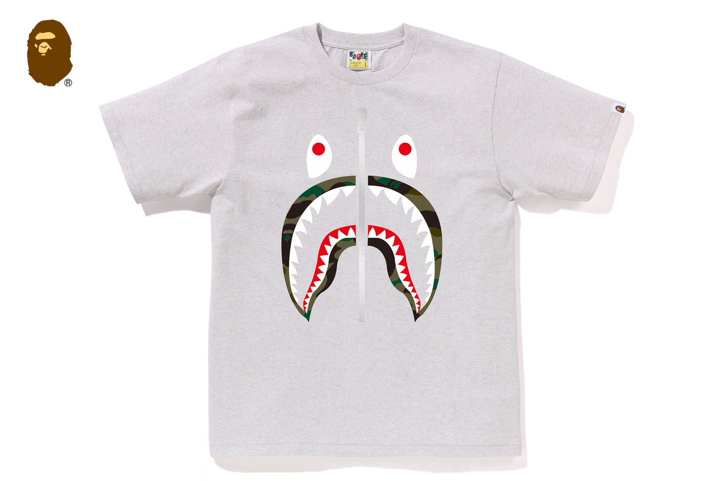 BAPE 1ST CAMO SHARK TEE
