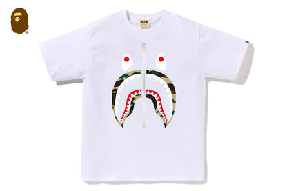 BAPE 1ST CAMO SHARK TEE