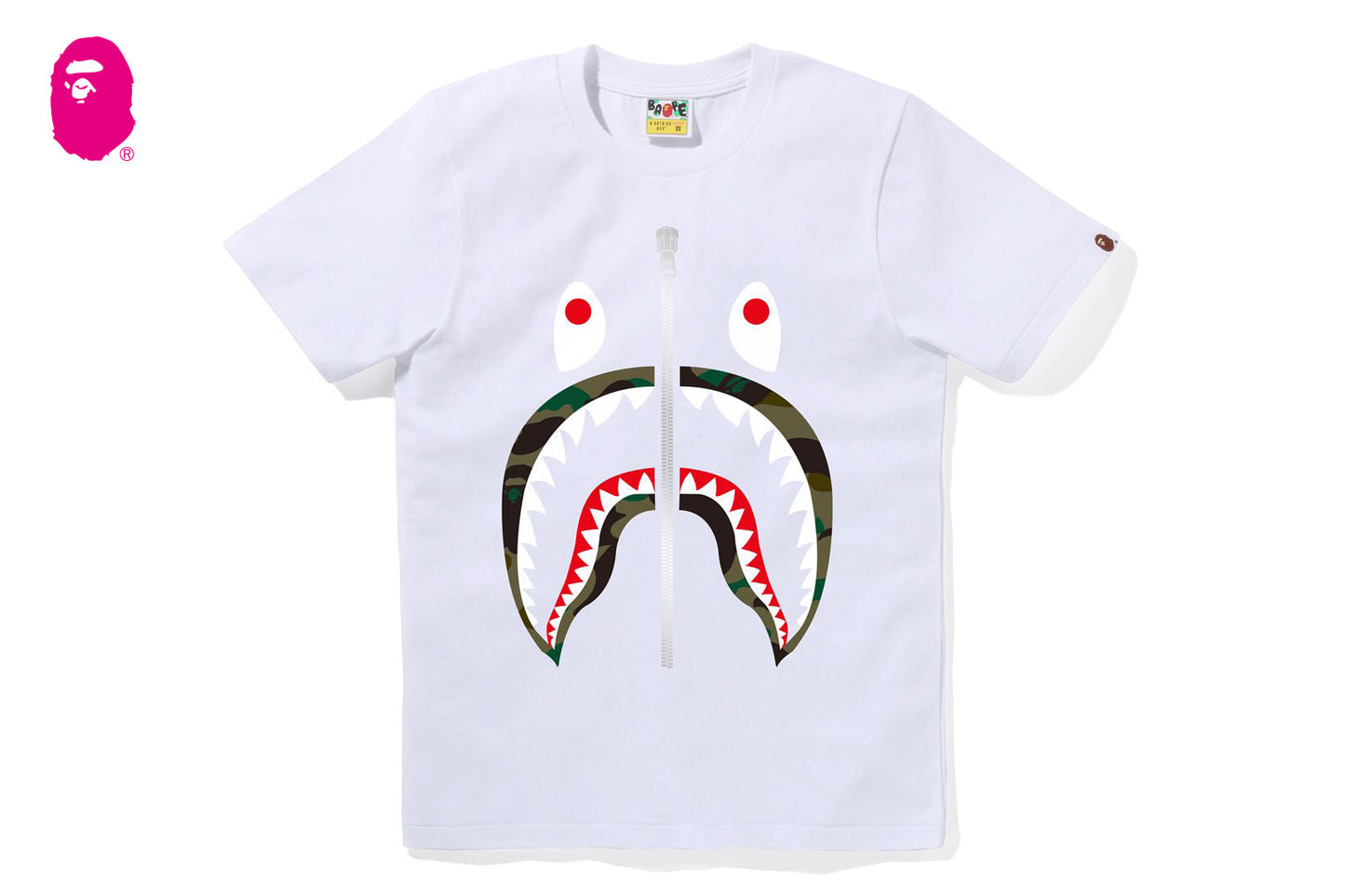 BAPE 1ST CAMO SHARK TEE