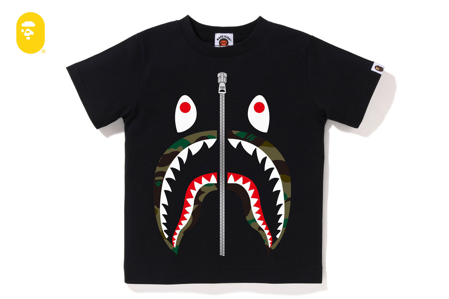 BAPE 1ST CAMO SHARK TEE