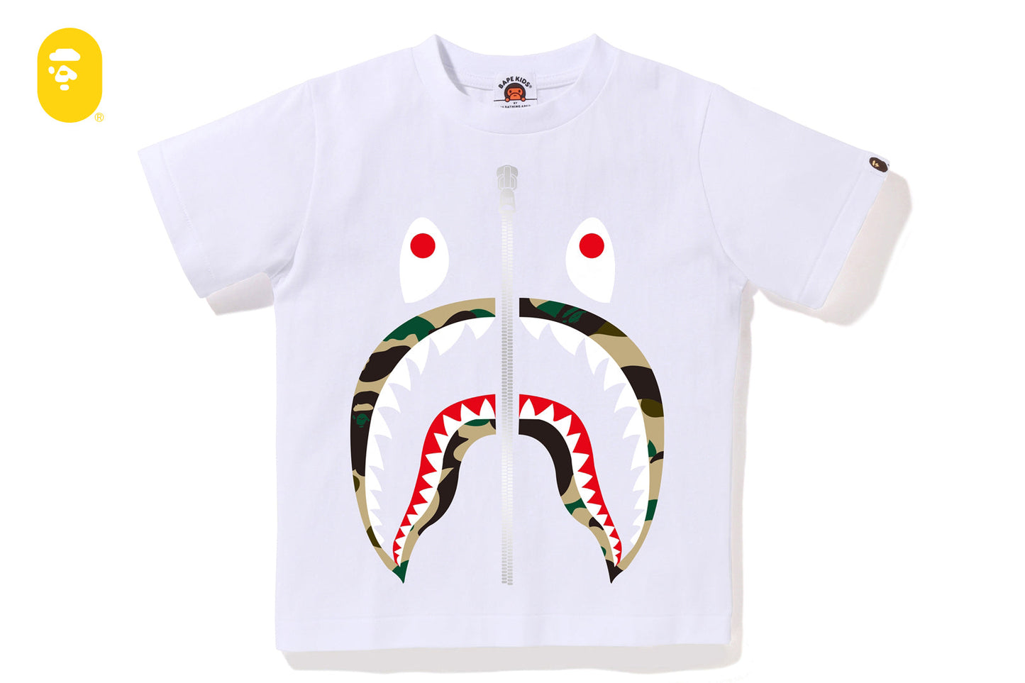 BAPE 1ST CAMO SHARK TEE