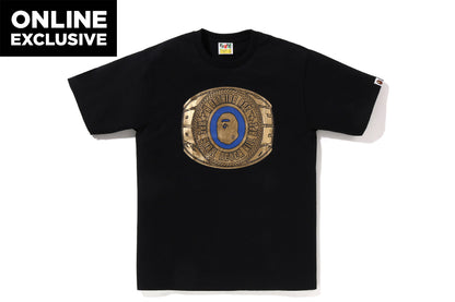 BAPE FOIL COLLEGE RING TEE BAPEC