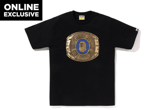 BAPE FOIL COLLEGE RING TEE BAPEC