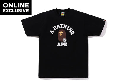 BAPE GO APE POINTER COLLEGE TEE BAPEC