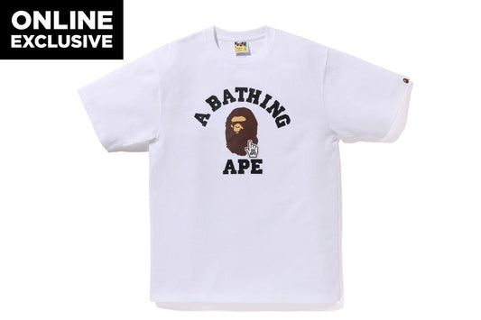BAPE GO APE POINTER COLLEGE TEE BAPEC