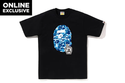 BAPE ABC CAMO GO APE POINTER APE HEAD TEE BAPEC