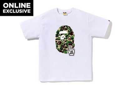BAPE ABC CAMO GO APE POINTER APE HEAD TEE BAPEC