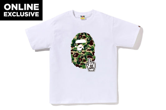 BAPE ABC CAMO GO APE POINTER APE HEAD TEE BAPEC