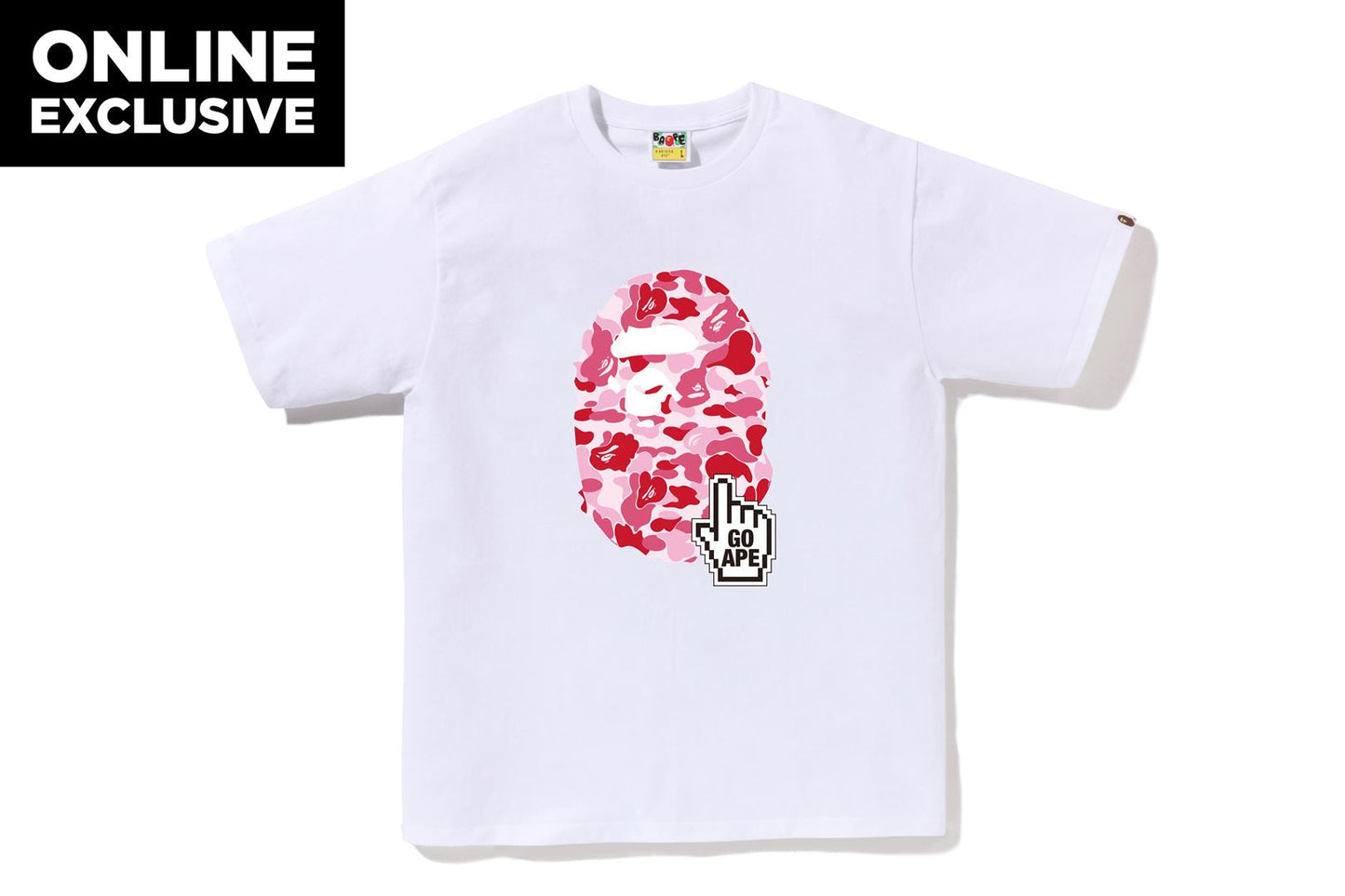 BAPE ABC CAMO GO APE POINTER APE HEAD TEE BAPEC