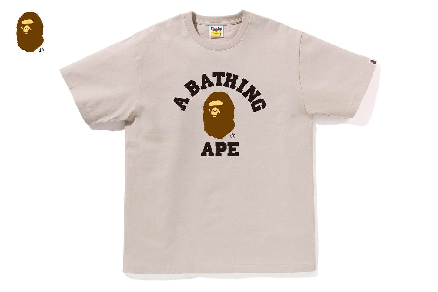 BAPE 大學風短袖T恤