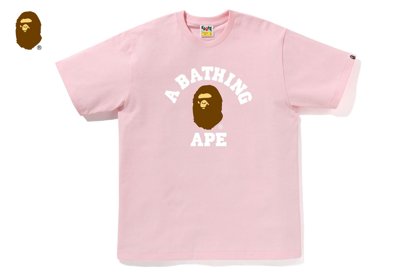 BAPE 大學風短袖T恤