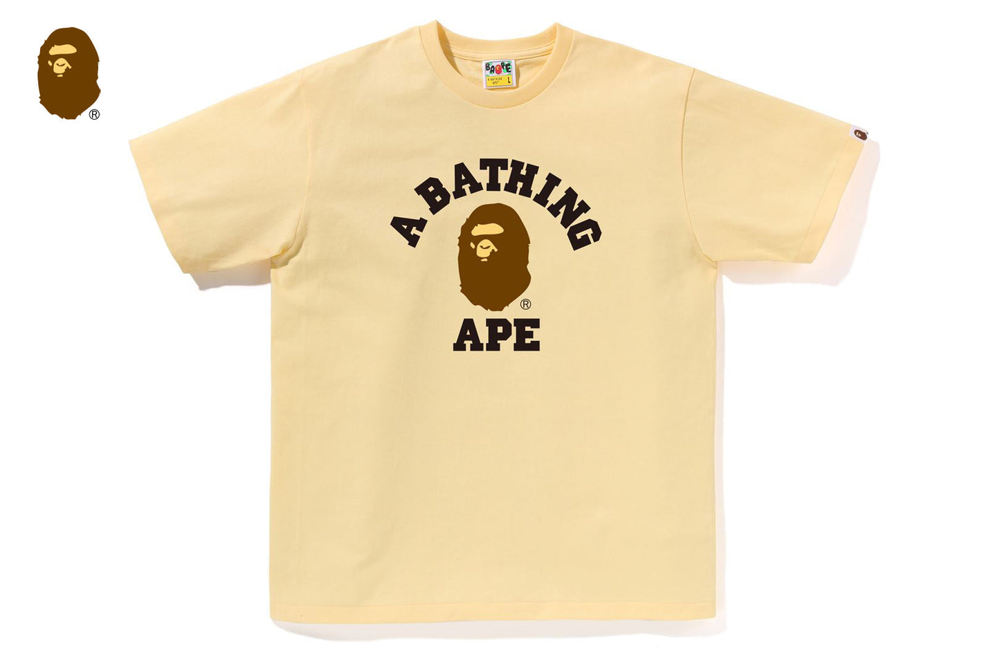BAPE 大學風短袖T恤