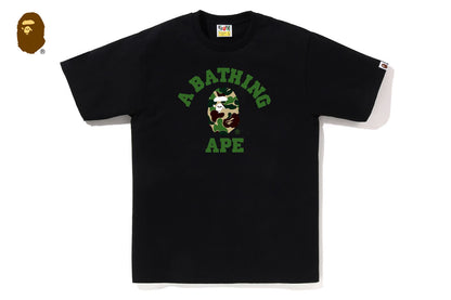 BAPE ABC CAMO COLLEGE TEE