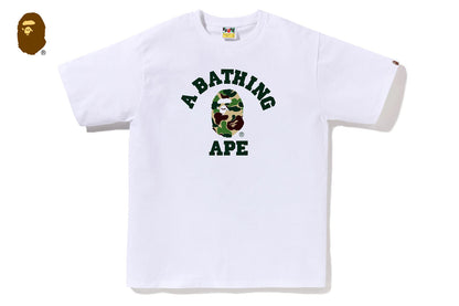 BAPE ABC CAMO COLLEGE TEE
