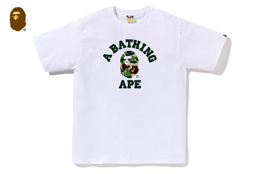 BAPE ABC CAMO COLLEGE TEE